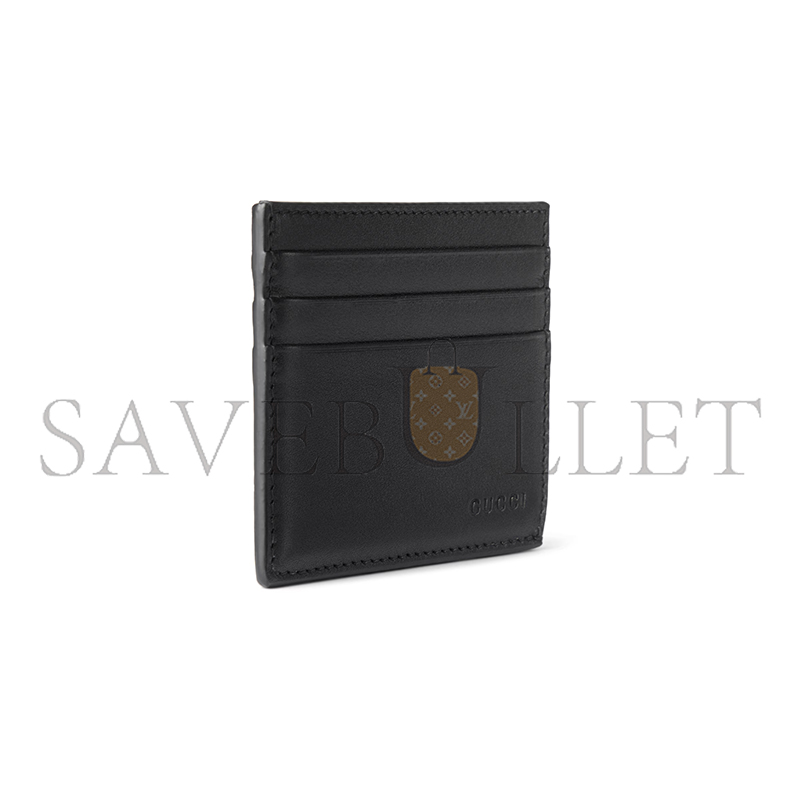 GUCCI GG EMBLEM EMBOSSED CARD CASE ‎818952 (10*8cm)
